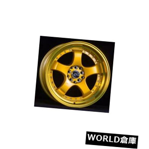 �C�O�A���z�C�[�� 17x9 JNC 017 JNC017 5x100 / 5x114.3 20�����S�[���h�z�C�[���V�����Z�b�g�i4�j 17x9 JNC 017 JNC017 5x100/5x114.3 20 Transparent Gold Wheel New set(4)