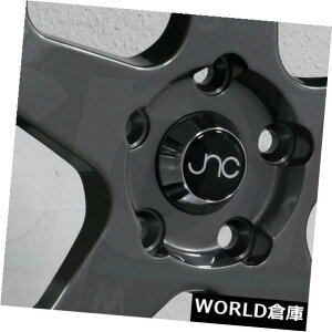 �C�O�A���z�C�[�� 17x9 JNC 010 JNC010 5x100 25�K�����^���}�V�����b�v�z�C�[�������Z�b�g�i4�j 17x9 JNC 010 JNC010 5x100 25 Gunmetal Machine Lip Wheel Rims set(4) �y���s�A���i�z