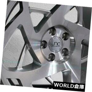 �C�O�A���z�C�[�� 17x8.5 JNC 047 JNC047 5x120 30 Hyper Silver Machine Face Wheel Rims set�i4�j 17x8.5 JNC 047 JNC047 5x120 30 Hyper Silver Machine Face Wheel Rims set(4) �y���s�A���i�z