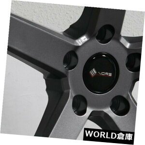 �C�O�A���z�C�[�� 18x8.5 Vors TR5 5x112 35�K�����^���z�C�[�������Z�b�g�i4�j 18x8.5 Vors TR5 5x112 35 Gun Metal Wheels Rims Set(4) �y���s�A���i�z
