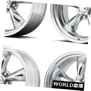 �C�O�A���z�C�[�� 15x7 American Racing VN515 Torq Thrust 1 Pc 5x5 / 5x127 -6�|���b�V���h�z�C�[���Z�b�g�i4�j 15x7 American Racing VN515 Torq Thrust 1 Pc 5x5/5x127 -6 Polished Wheels Set(4) �y���s�A���i�z