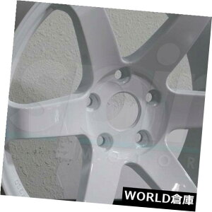�C�O�A���z�C�[�� 17x8.25 / 17x9.2 5 JNC 014 JNC014 5x114.3 32/32 White Wheel New set�i4�j 17x8.25/17x9.25 JNC 014 JNC014 5x114.3 32/32 White Wheel New set(4) �y���s�A���i�z