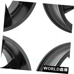 �C�O�A���z�C�[�� 20x9�p���T�[�I�t���[�h578 6x4.5 / 6x5.5 0�t���b�g�u���b�N�z�C�[�������Z�b�g�i4�j 20x9 Panther Off Road 578 6x4.5/6x5.5 0 Flat Black Wheels Rims Set(4) �y���s�A���i�z