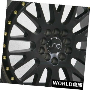�C�O�A���z�C�[�� 17x8 JNC 001 JNC001 5x100 / 5x114.3 25�}�b�g�u���b�N�z�C�[�������Z�b�g�i4�j 17x8 JNC 001 JNC001 5x100/5x114.3 25 Matte Black Wheel Rims set(4) �y���s�A���i�z