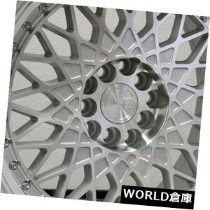 �C�O�A���z�C�[�� 17x9 Aodhan AH05 AH5 5x100 / 5x114.3 25�V���o�[���H�z�C�[�������Z�b�g�i4�j 17x9 Aodhan AH05 AH5 5x100/5x114.3 25 Silver Machined Wheels Rims Set(4) �y���s�A���i�z