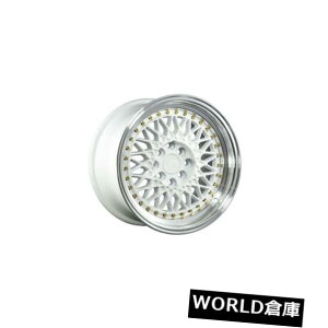 COAzC[ 17x9 Aodhan AH05 AH5 4x100 / 4x114.3 25zCgS[hxbgzC[Zbgi4j 17x9 Aodhan AH05 AH5 4x100/4x114.3 25 White Gold Rivet Wheels Rims Set(4)