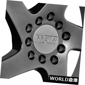 COAzC[ 18x9.5 F1R F28 5x100 / 5x114.3 20nCp[ubN|bVbvzC[Zbgi4j 18x9.5 F1R F28 5x100/5x114.3 20 Hyper Black Polish Lip Wheels Rims Set(4)