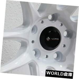 �C�O�A���z�C�[�� 17x9 Vors TR4 5x115 30�z���C�g�z�C�[�������Z�b�g�i4�j 17x9 Vors TR4 5x115 30 White Wheels Rims Set(4) �y���s�A���i�z