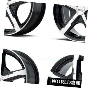 �C�O�A���z�C�[�� 16x7 American Racing AR921�g���K�[5x100 / 5x105 40�u���b�N�}�V���z�C�[��R�Z�b�g�i4�j 16x7 American Racing AR921 Trigger 5x100/5x105 40 Black Machine Wheels R Set(4) �y���s�A���i�z