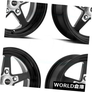COAzC[ 15x8 / 15x10 Vision 571 Sport Star II 5x4.75 0/0ubN~hzC[Zbgi4j 15x8/15x10 Vision 571 Sport Star II 5x4.75 0/0 Black Milled Wheels Rims Set(4)