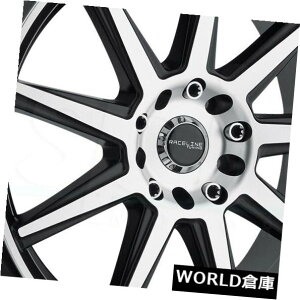 COAzC[ 516C`Raceline 144MXg[zC[16x7 4x100 / 4x108 40̋@BHubÑZbg Set of 5 16" Raceline 144M Storm Wheels 16x7 4x100/4x108 40 Machined Black Rims