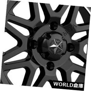 �C�O�A���z�C�[�� 14x7 MSA�I�t���[�hM26�o�C�u4x156 0�~���h�O���X�u���b�N�z�C�[�������Z�b�g�i4�j 14x7 MSA Off-Road M26 Vibe 4x156 0 Milled Gloss Black Wheels Rims Set(4) �y���s�A���i�z