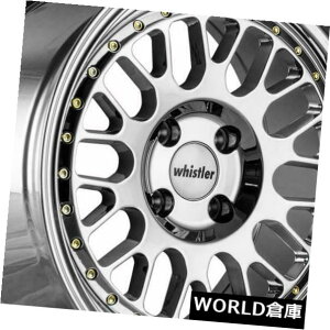 �C�O�A���z�C�[�� 16x9�E�B�X���[SK1 4x100 15�N���[���z�C�[�������Z�b�g�i4�j 16x9 Whistler SK1 4x100 15 Chrome Wheels Rims Set(4) �y���s�A���i�z