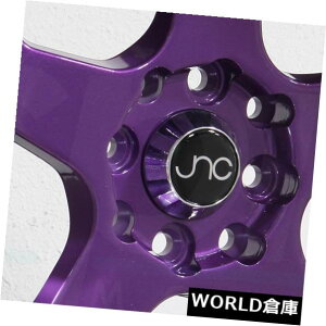 �C�O�A���z�C�[�� 16x9 JNC 010 JNC010 4x100 / 4x114.3 15�L�����f�B�p�[�v���}�V�����b�v�z�C�[��New set�i4�j 16x9 JNC 010 JNC010 4x100/4x114.3 15 Candy Purple Machine Lip Wheel New set(4) �y���s�A���i�z
