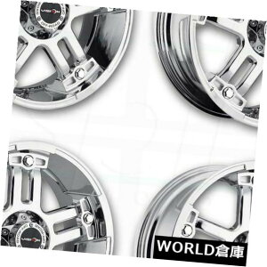 COAzC[ 18x9 Vision 394 Warlord 5x114.3 20N[zC[Zbgi4j 18x9 Vision 394 Warlord 5x114.3 20 Chrome Wheels Rims Set(4)