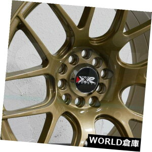 �C�O�A���z�C�[�� 16x8.25 XXR 530 4x100 / 4x114.3 0�S�[���h�z�C�[�������Z�b�g�i4�j 16x8.25 XXR 530 4x100/4x114.3 0 Gold Wheels Rims Set(4) �y���s�A���i�z