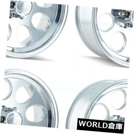 海外輸入ホイール 15x8イオン171 6x4.5 / 6x114.3 -27研磨ホイールリムセット（4） 15x8 Ion 171 6x4.5/6x114.3 -27 Polished Wheels Rims Set(4)