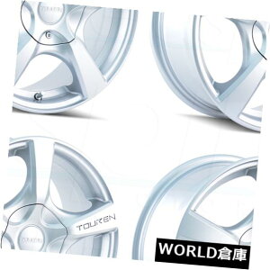 COAzC[ 16x7 Touren TR9 5x100 / 5x114.3 42nCp[Vo[zC[Zbgi4j 16x7 Touren TR9 5x100/5x114.3 42 Hyper Silver Wheels Rims Set(4)