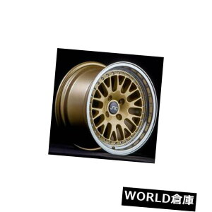 COAzC[ 15x8 JNC 001 JNC001 4x100 25S[h}VbvzC[Zbgi4j 15x8 JNC 001 JNC001 4x100 25 Gold Machine Lip Wheel Rims set(4)