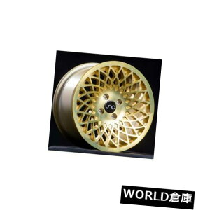 �C�O�A���z�C�[�� 15x8 JNC 043 JNC043 4x100 25�g�����X�y�A�����g�S�[���h�z�C�[��New set�i4�j 15x8 JNC 043 JNC043 4x100 25 Transparent Gold Wheel New set(4)