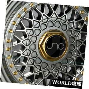 COAzC[ 15x8 JNC 004S JNC004S 4x100 / 4x114.3 20nCp[ubNB zC[j[Zbgi4j 15x8 JNC 004S JNC004S 4x100/4x114.3 20 Hyper Black. Wheel New set(4)