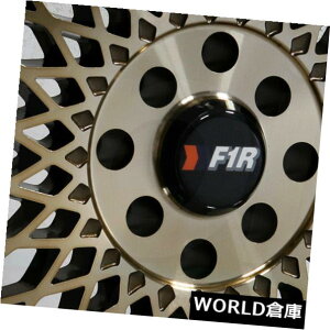 �C�O�A���z�C�[�� 16x8 F1R F01 4x100 / 4x114.3 25�}�V���u�����Y�u���b�N���b�v�z�C�[�������Z�b�g�i4�j 16x8 F1R F01 4x100/4x114.3 25 Machine Bronze Black Lip Wheels Rims Set(4) �y���s�A���i�z