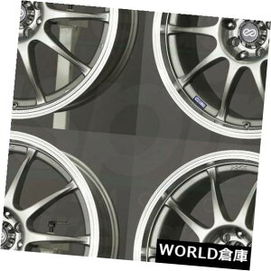 COAzC[ 16x7 Enkei J10 5x100 / 114.3 38Vo[yCgzC[Zbgi4j 16x7 Enkei J10 5x100/114.3 38 Silver Paint Wheels Rims Set(4)