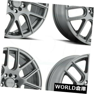 COAzC[ 15x6.5 Vision 426 Cross 5x112 / 5x114.3 38 Gunmetal Wheels Rims Seti4j 15x6.5 Vision 426 Cross 5x112/5x114.3 38 Gunmetal Wheels Rims Set(4)