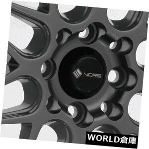 COAzC[ 15x9 Vors VR7 4x100 / 4x114.3 0K^zC[Zbgi4j 15x9 Vors VR7 4x100/4x114.3 0 Gun Metal Wheels Rims Set(4)