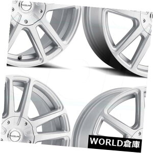 COAzC[ 15x7 Raceline 145S Encore 5x100 / 5x114.3 40Vo[zC[Zbgi4j 15x7 Raceline 145S Encore 5x100/5x114.3 40 Silver Wheels Rims Set(4)