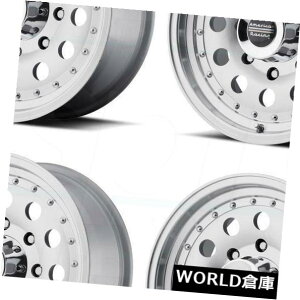 �C�O�A���z�C�[�� 14x7 American Racing AR62�A�E�g���[5x114.3 / 5x4.5 0�}�V���z�C�[�������Z�b�g�i4�j 14x7 American Racing AR62 Outlaw 5x114.3/5x4.5 0 Machine Wheels Rims Set(4) �y���s�A���i�z