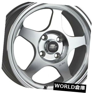 COAzC[ 15x6.5 MST MT29 4x100 35@BHzC[Zbgi4j 15x6.5 MST MT29 4x100 35 Machined Wheels Rims Set(4)