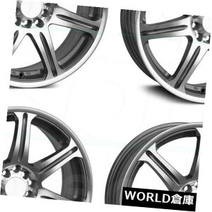 �C�O�A���z�C�[�� 16x7 XXR 533 4x100 / 4x114.3 38�V���o�[���H�z�C�[�������Z�b�g�i4�j 16x7 XXR 533 4x100/4x114.3 38 Silver Machined Wheels Rims Set(4) �y���s�A���i�z