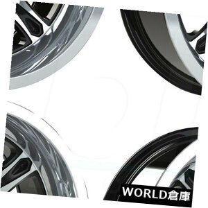 COAzC[ 12x7 / 12x8 Vision ATV 547 Spirit 4x156 3 / -10ubN}VjOzC[Zbgi4j 12x7/12x8 Vision ATV 547 Spirit 4x156 3/-10 Black Machined Wheels Rims Set(4)