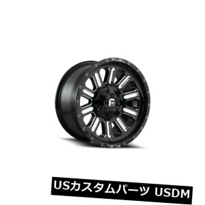 �C�O�A���z�C�[�� 4��18x9�R��D620�n�[�h���C��ET 20�u���b�N�~���h5x139.7�z�C�[�������̃Z�b�g Set of 4 18x9 Fuel D620 Hardline ET 20 Black Milled 5x139.7 Wheels Rims �y���s�A���i�z