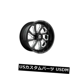 COAzC[ 420x10RD587t[ET -18ubN~h8x165.1zC[̃Zbg Set of 4 20x10 Fuel D587 Flow ET -18 Black Milled 8x165.1 Wheels Rims