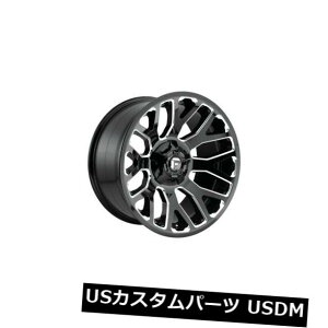 �C�O�A���z�C�[�� 4��20x10�R��D623 Warrior ET -18�u���b�N�~���h5x139.7�z�C�[�������̃Z�b�g Set of 4 20x10 Fuel D623 Warrior ET -18 Black Milled 5x139.7 Wheels Rims �y���s�A���i�z
