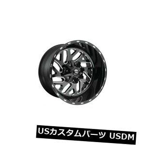 �C�O�A���z�C�[�� 4��20x12�R��D581 Triton ET�̃Z�b�g-43�u���b�N�~���h5x114.3�z�C�[������ Set of 4 20x12 Fuel D581 Triton ET -43 Black Milled 5x114.3 Wheels Rims �y���s�A���i�z