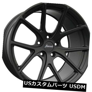 �C�O�A���z�C�[�� 18x10�u���o�h�g���r���[�g5x114.3 +38�}�b�g�u���b�N�z�C�[���i4�Z�b�g�j 18x10 Bravado Tribute 5x114.3 +38 Matte Black Wheels (Set of 4) �y���s�A���i�z