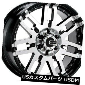 �C�O�A���z�C�[�� 17X8 MAMBA M2X 6X139.7 et10�O���X�u���b�N�@�B���H�z�C�[���i4�Z�b�g�j 17X8 MAMBA M2X 6X139.7 et10 Gloss Black Machined Wheels (Set of 4) �y���s�A���i�z