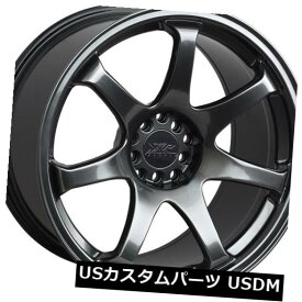 海外輸入ホイール XXR 551 16X8リム4x100 / 114.3 +21クロムブラックホイール（4個セット） XXR 551 16X8 Rims 4x100/114.3 +21 Chromium Black Wheels (Set of 4)