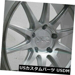 �C�O�A���z�C�[�� XXR 527D 18x9 5x114.3 +20�V���o�[/ ML�z�C�[���i4�Z�b�g�j XXR 527D 18x9 5x114.3 +20 Silver / ML Wheels (Set of 4) �y���s�A���i�z