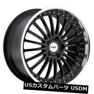 海外輸入ホイール 18x8 TSW Silverstone 5x108リム+40ブラックホイール(4個セット) 18x8 TSW Silverstone 5x108 Rims +40 Black Wheels (Set of 4)
