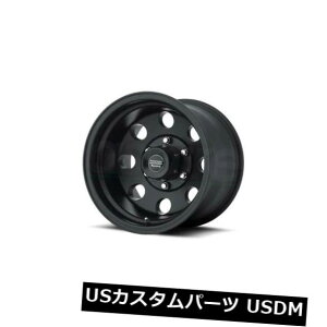 �C�O�A���z�C�[�� 15x7 AMERICAN RACING BAJA 5x139.7 ET-6�T�e���u���b�N�z�C�[���i4�Z�b�g�j 15x7 AMERICAN RACING BAJA 5x139.7 ET-6 Satin Black Wheels (Set of 4) �y���s�A���i�z