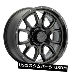 �C�O�A���z�C�[�� 16x8 Mamba M19 5x127 ET6�}�b�g�u���b�N�h�������z�C�[���t���i4�Z�b�g�j 16x8 Mamba M19 5x127 ET6 Matte Black W/ Drill Holes Wheels (Set of 4) �y���s�A���i�z