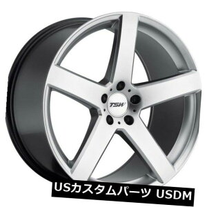 COAzC[ 18x8 TSW Rivage 5x114.3+20nCp[Vo[zC[i4Zbgj 18x8 TSW Rivage 5x114.3 Rims +20 Hyper Silver Wheels (Set of 4)