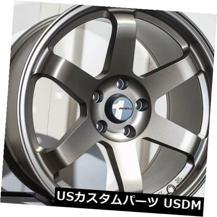 楽天市場】海外輸入ホイール Avid.1ホイールAV06 18X8.5 5x114.3 +35 