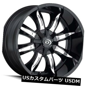 COAzC[ 18X9 Vision 423 Manic 6x139.7 ET12OXubN}VhtFCXzC[i4Zbgj 18X9 Vision 423 Manic 6x139.7 ET12 Gloss Black Machined Face Wheels (Set of 4)