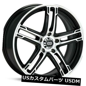 COAzC[ 15x7 Enkei FD-05 5X114.3 +38ubN}VjOzC[i4Zbgj 15x7 Enkei FD-05 5X114.3 +38 Black Machined Wheels (Set of 4)