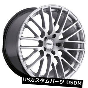 COAzC[ 18x9.5 TSWő5x120+45nCp[Vo[zC[i4Zbgj 18x9.5 TSW Max 5x120 Rims +45 Hyper Silver Wheels (Set of 4)